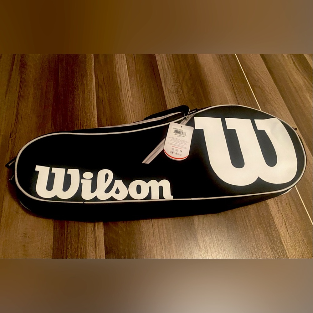Wilson Black & White Racket Bag